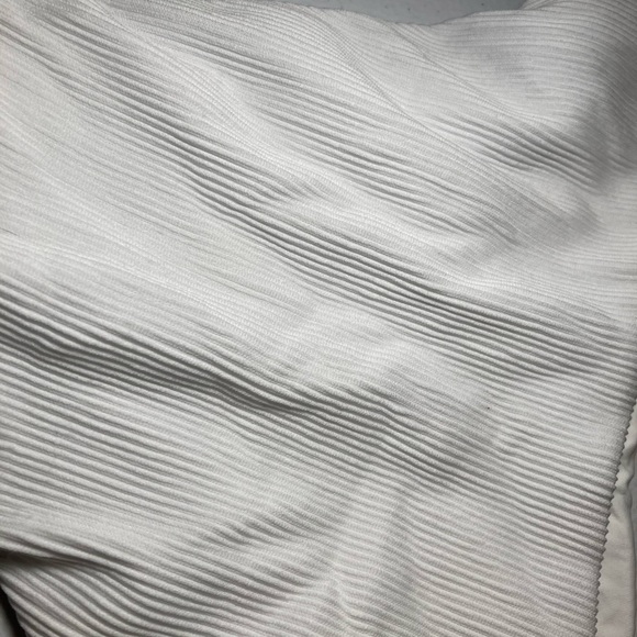 NWT Envya White Ribbed One Piece Bathing Suit Cut Outs | Large - Picture 6 of 7